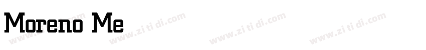 Moreno Medium字体转换